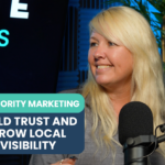 Insurance agent creating content for their authority marketing strategy